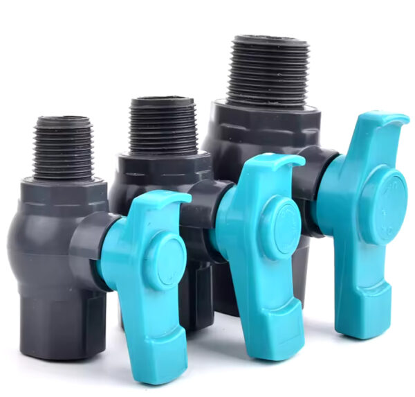 Vanne PVC dn25 1/4 tour