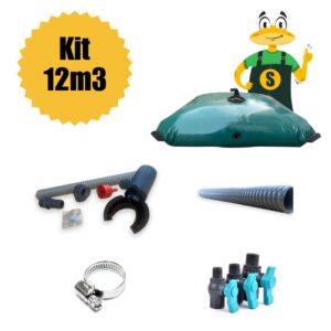 Kit 12m3 citerne souple eau de pluie